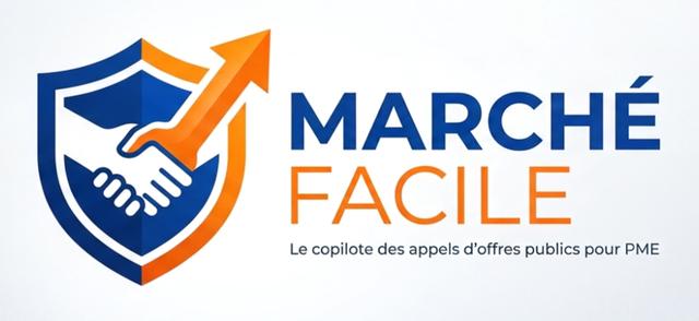 Logo Marché Facile, plateforme d'appels d'offres publics pour PME